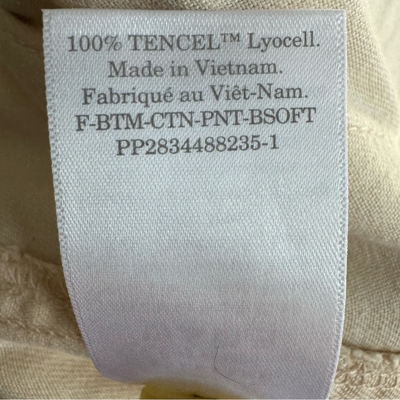 Everlane NWT Tencel Relaxed Chino Size 2 parchment - Picture 14 of 16